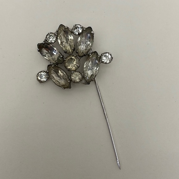 Antique Crystal Pin - Picture 1 of 3